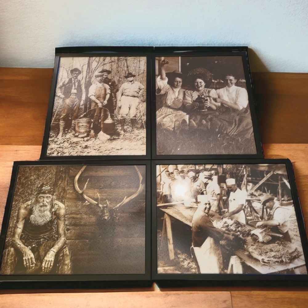 Vintage Framed Poster Prints.